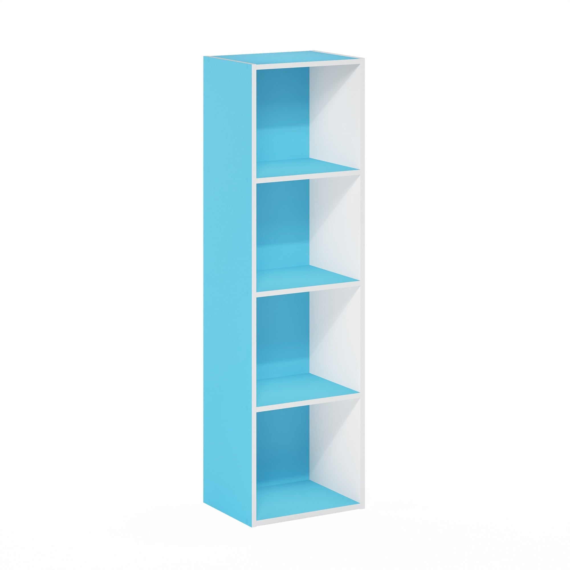 Furinno Pasir 4-Tier Open Shelf Bookcase, Blackwood