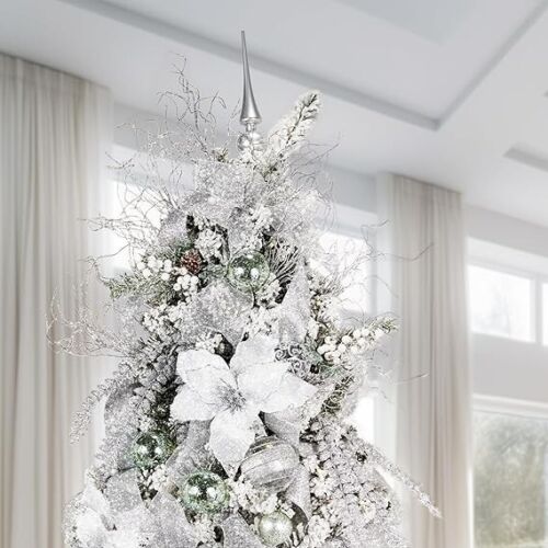 WBHome 5FT Pre-lit Artificial Christmas Tree with 200 Plug-in LED Lights