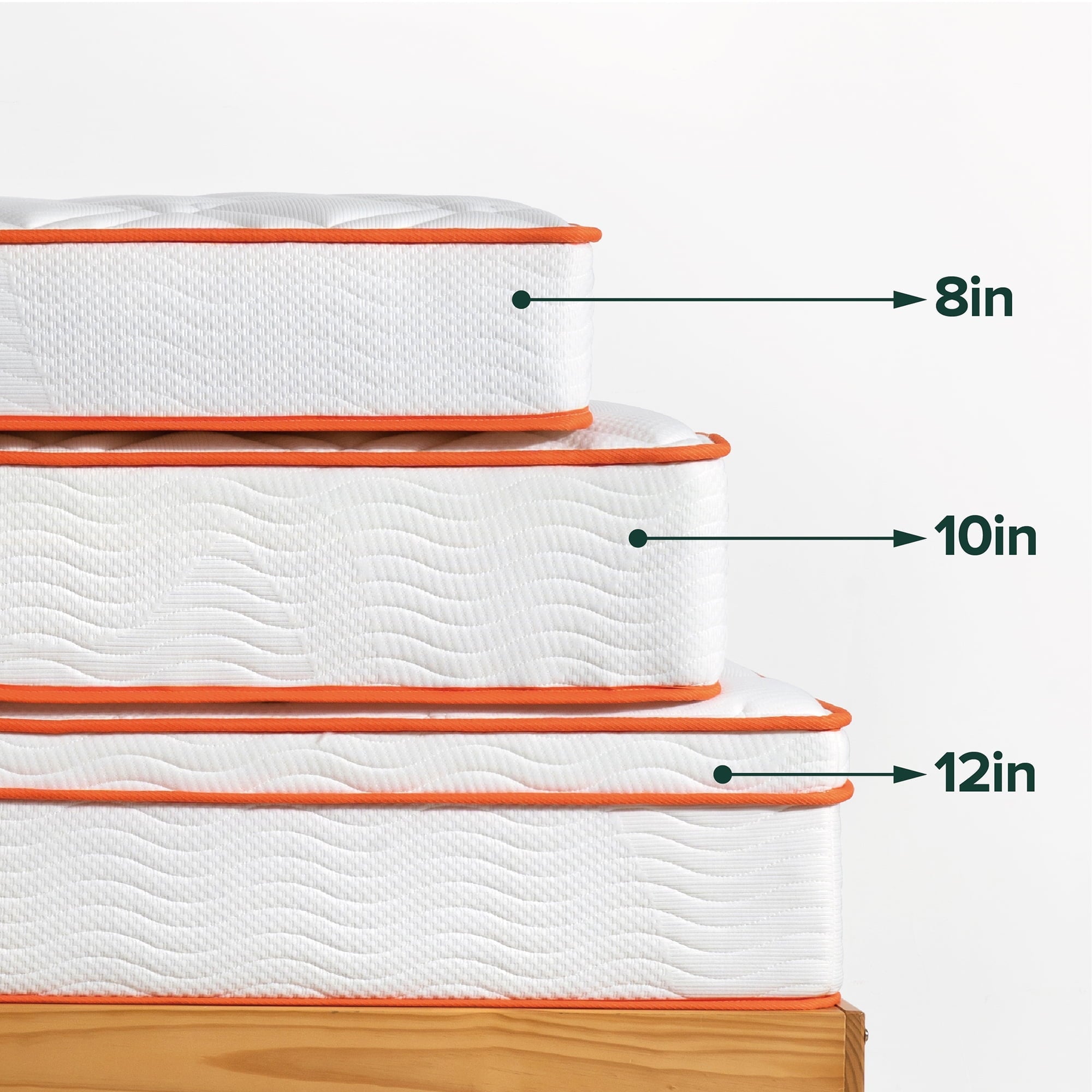 1 by Zinus 10¡± Gel-Infused Memory Foam & Spring Mattress, Queen