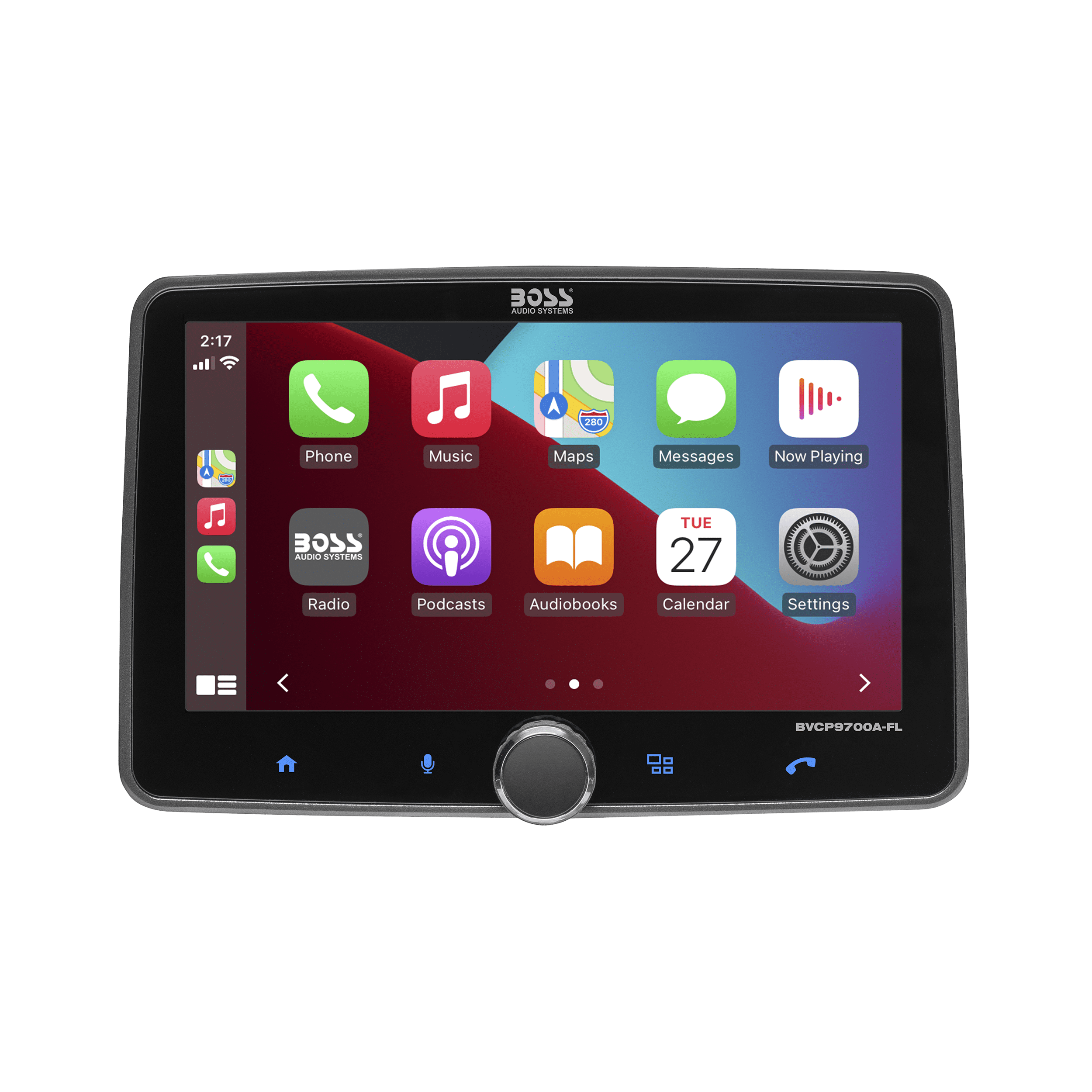 BOSS Audio Systems BVCP9700A-CFL Single Din Car Stereo System with Backup Camera