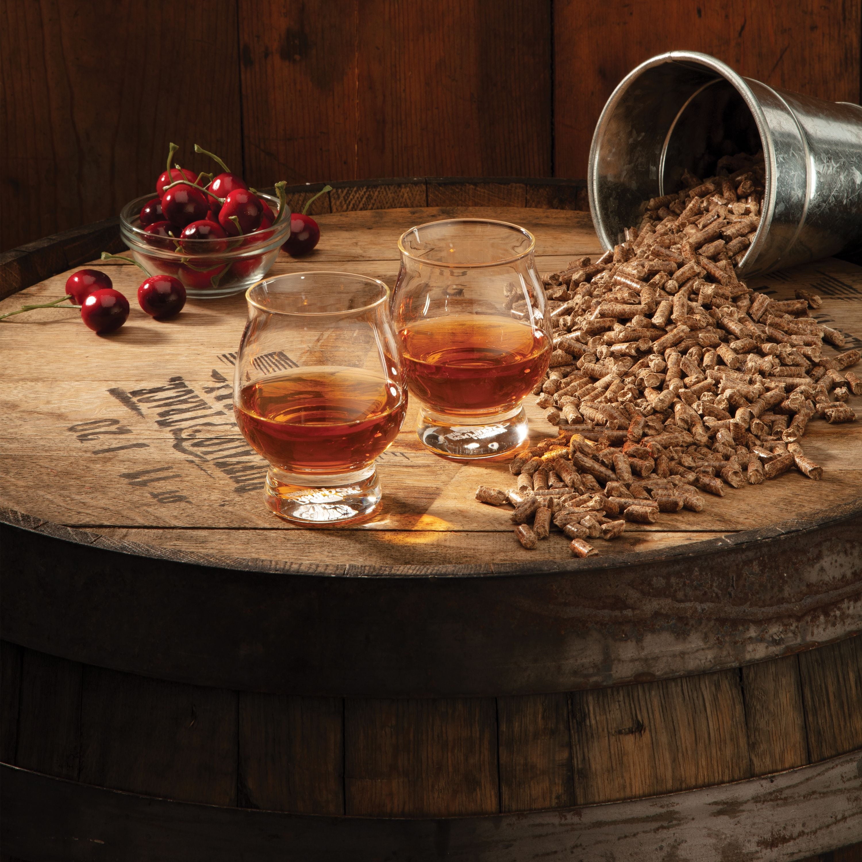 Cuisinart Premium Cherry Rum BBQ Smoking Pellets - 20 lb Bag