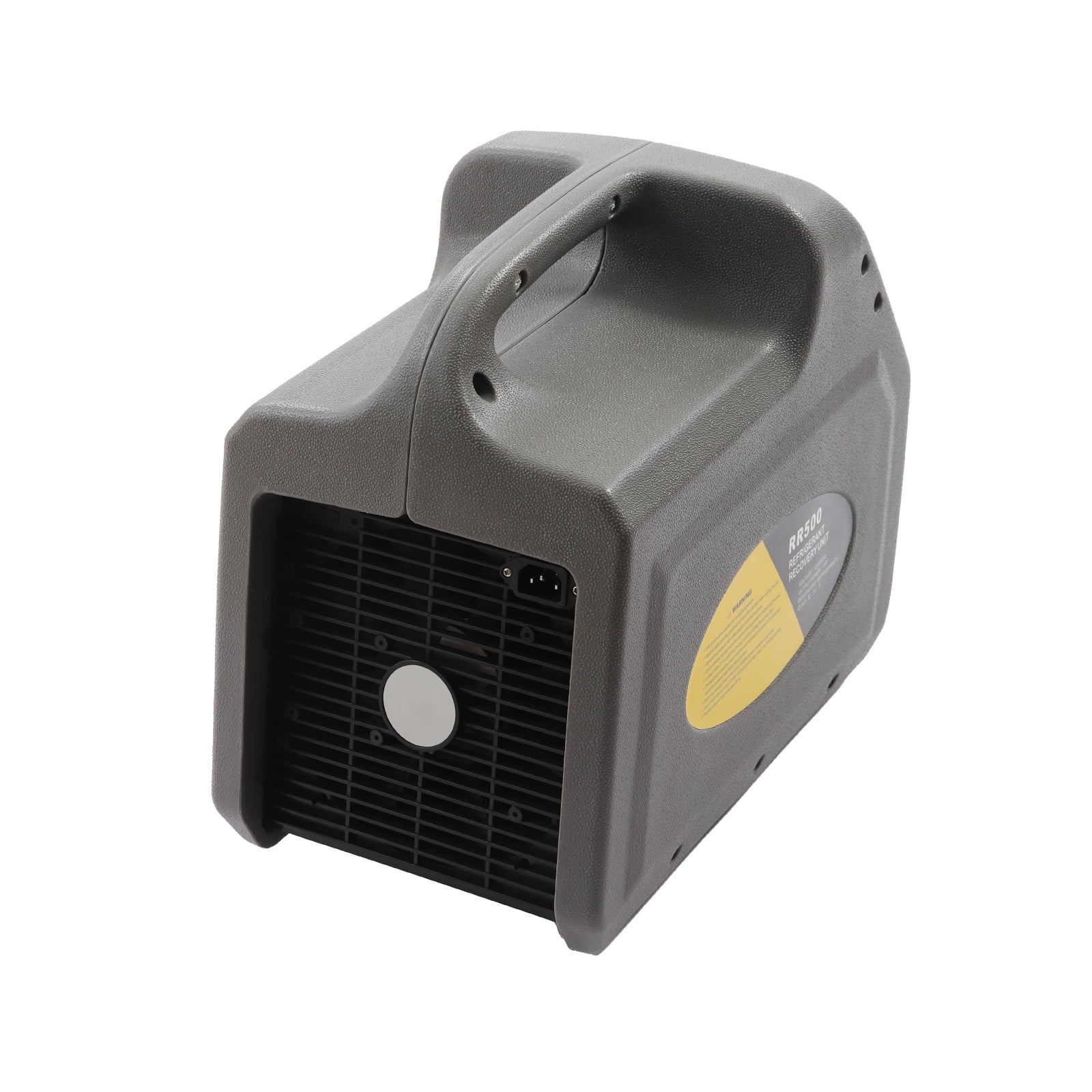 Miumaeov Refrigerant Recovery Machine, AC Refrigerant Recycling Machine, HVAC 558psi Refrigerant Recovery Unit Air Conditioning Repair Tool, Grey (1/2HP Dual Cylinder)