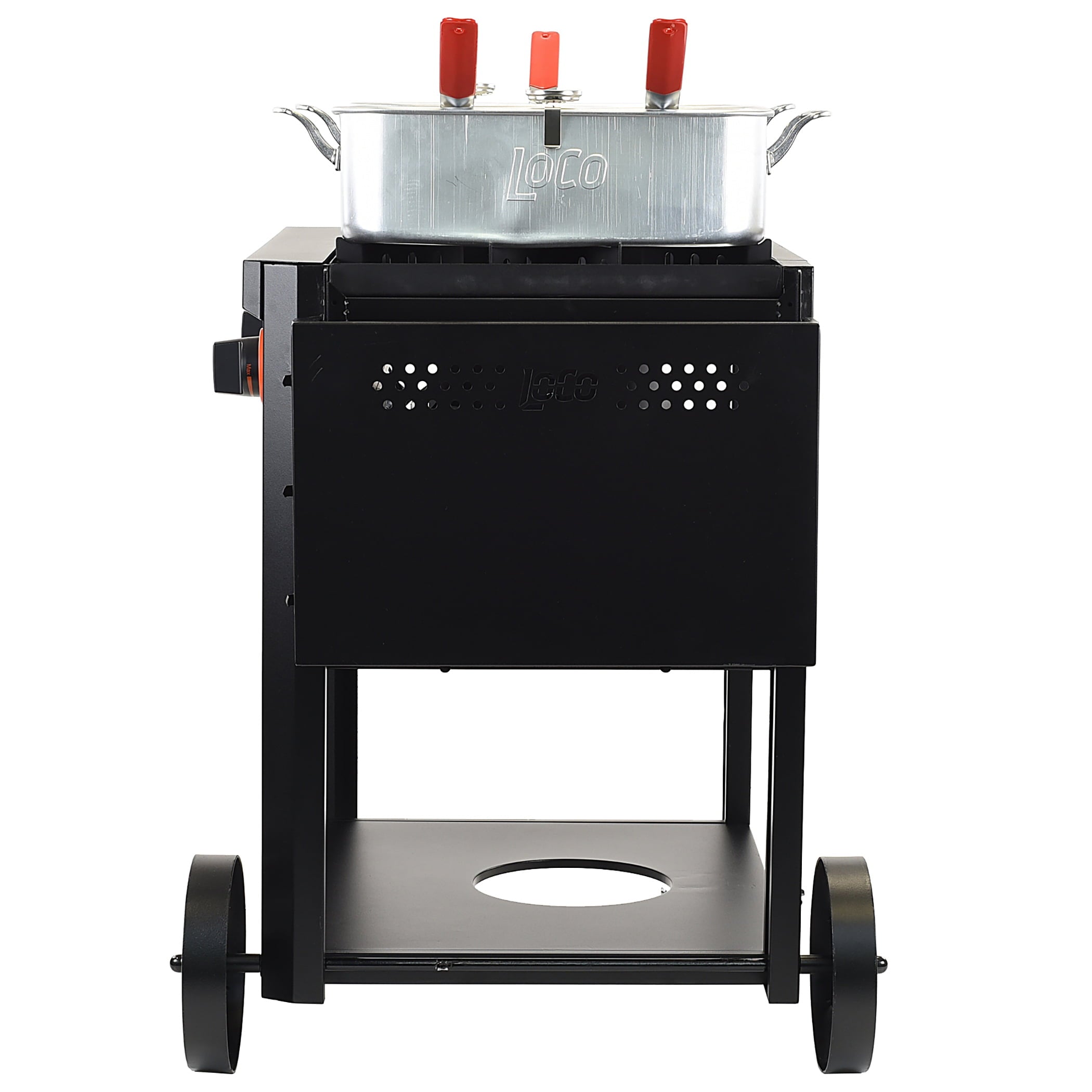 Loco Cookers Propane Dual Burner Fry Cart