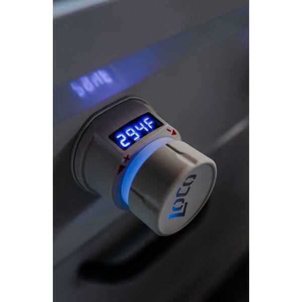 36 in. 3-Burner Propane Flat Top Grill / Griddle in Chalk Finish with Enclosed Cart and Hood