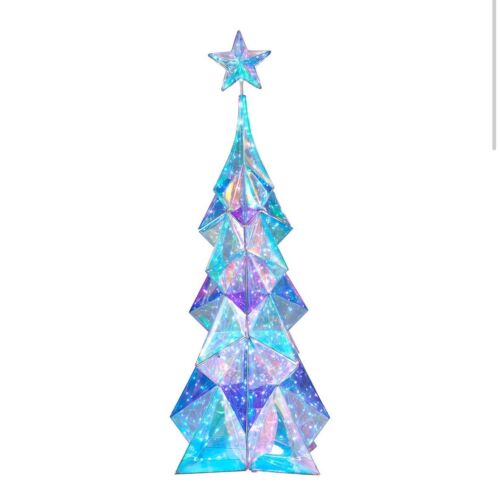 Member's Mark 6' Pre-Lit Prismatic Tree. ❤️ FREE 1 Day Air Shipping ✈️