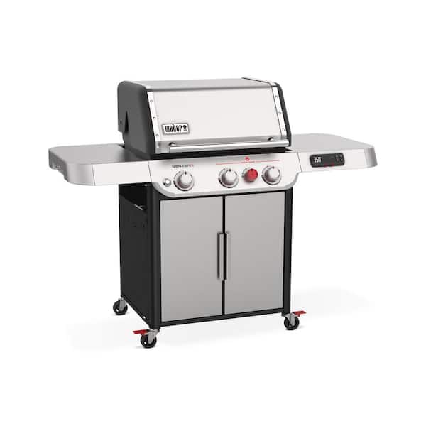 Genesis Smart SX-325s 3-Burner Propane Gas Grill in Stainless Steel with Connect Smart Grilling Technology