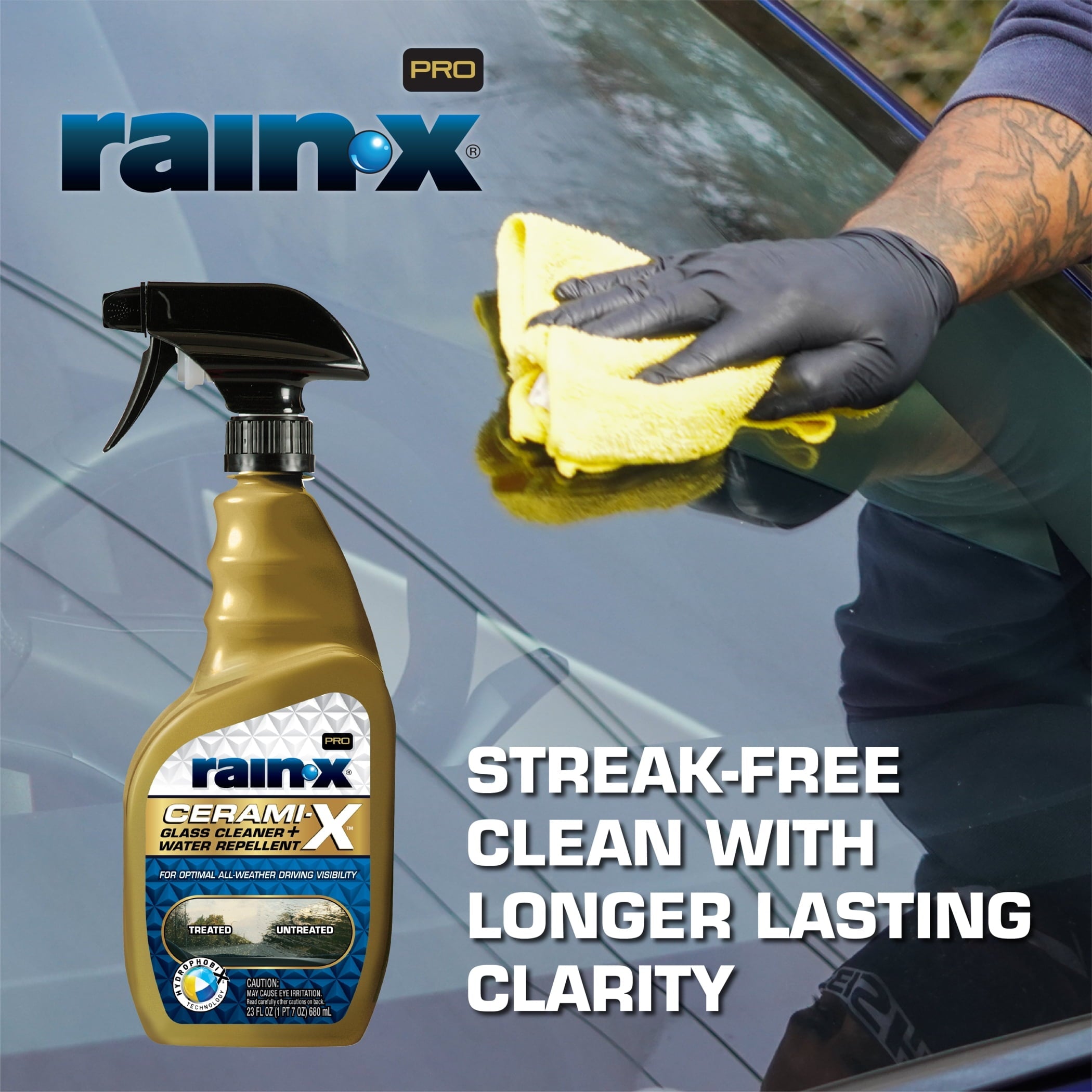 Rain-X® Pro Cerami-X 2-in-1 Glass Cleaner and Water Repellent 23oz - 630177SRP