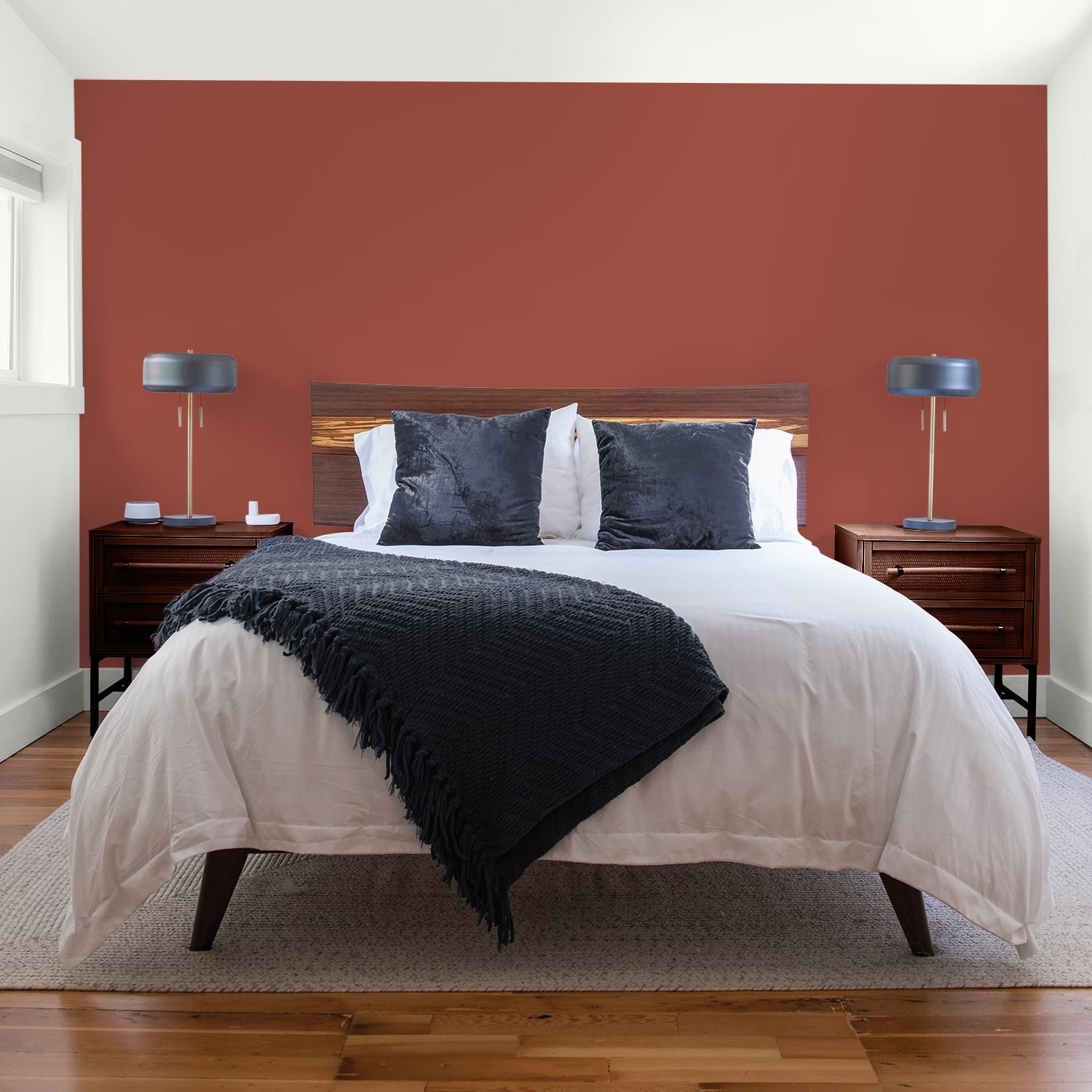 Glidden HEP Interior Paint + Primer Cedar Chest / Brown, Flat, 1 Gallon