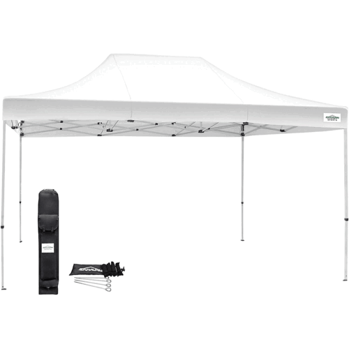 Caravan Canopy TitanShade 10 by 15 Foot Instant Steel Frame Canopy Kit, White