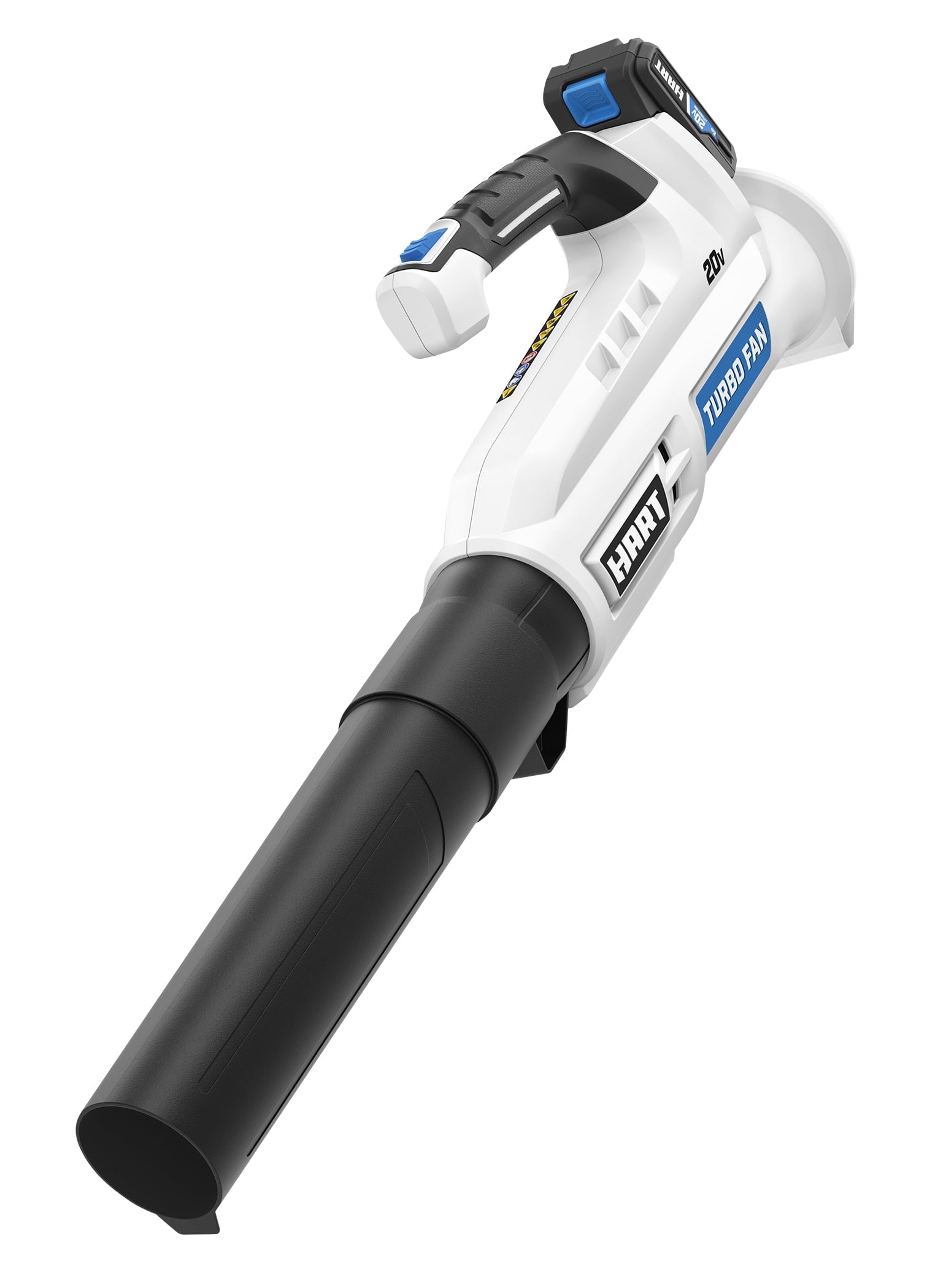 HART 20-Volt 90 MPH at 250 CFM Battery Powered Axial Blower Kit, (1) 2.0Ah Lithium Ion Battery