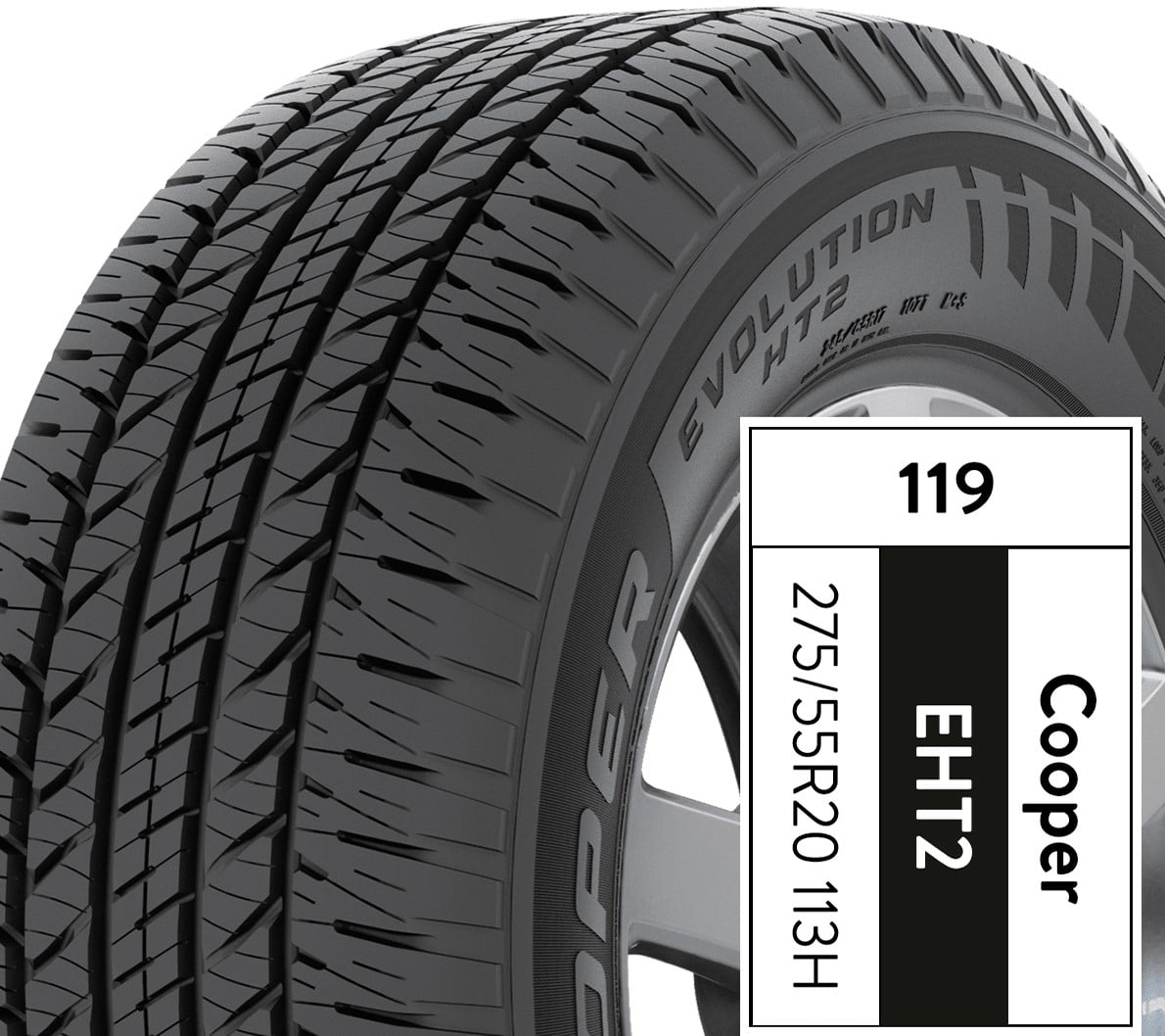 Cooper Evolution HT2 275/55R20 113H All-Season Tire