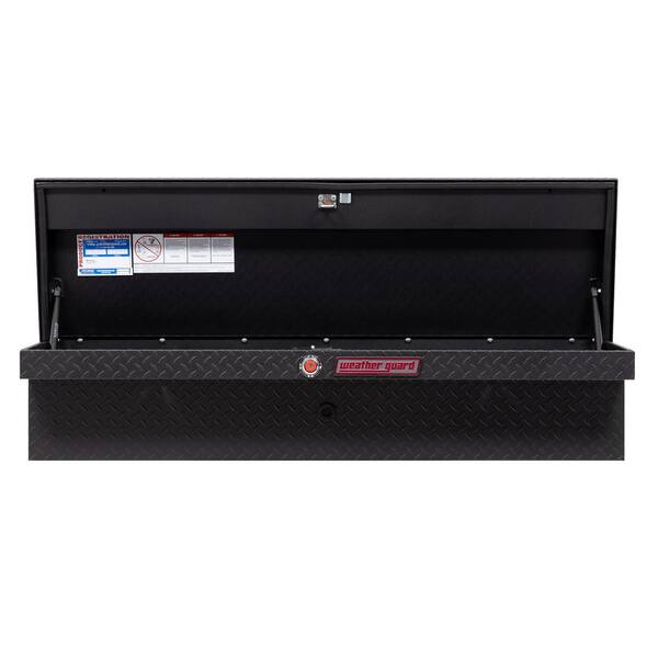 56 in. Matte Black Aluminum Low Profile Long Lo-Side Truck Tool Box