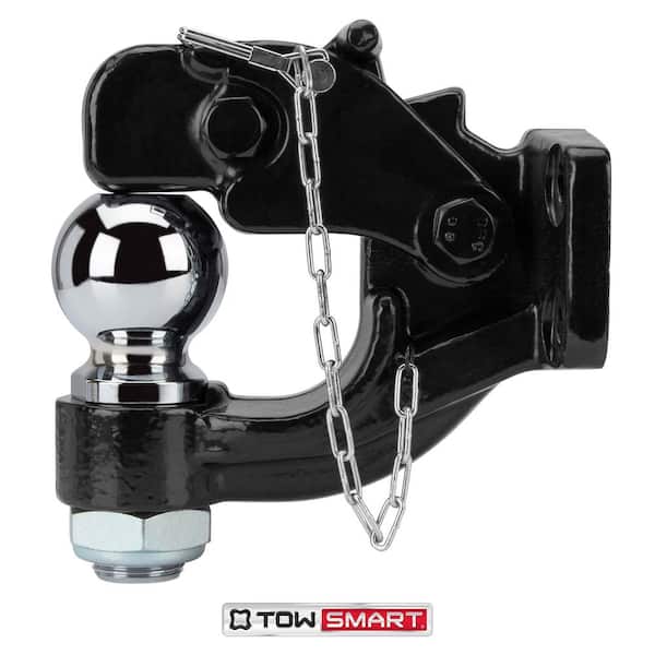 Pintle Hook with 2-5/16 in. Hitch Ball, Bolt-on, 16,000 lb. capacity