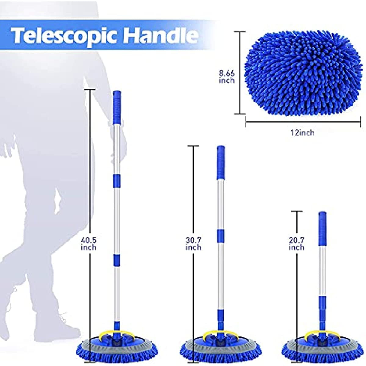 Car Wash Brush Kit with 41