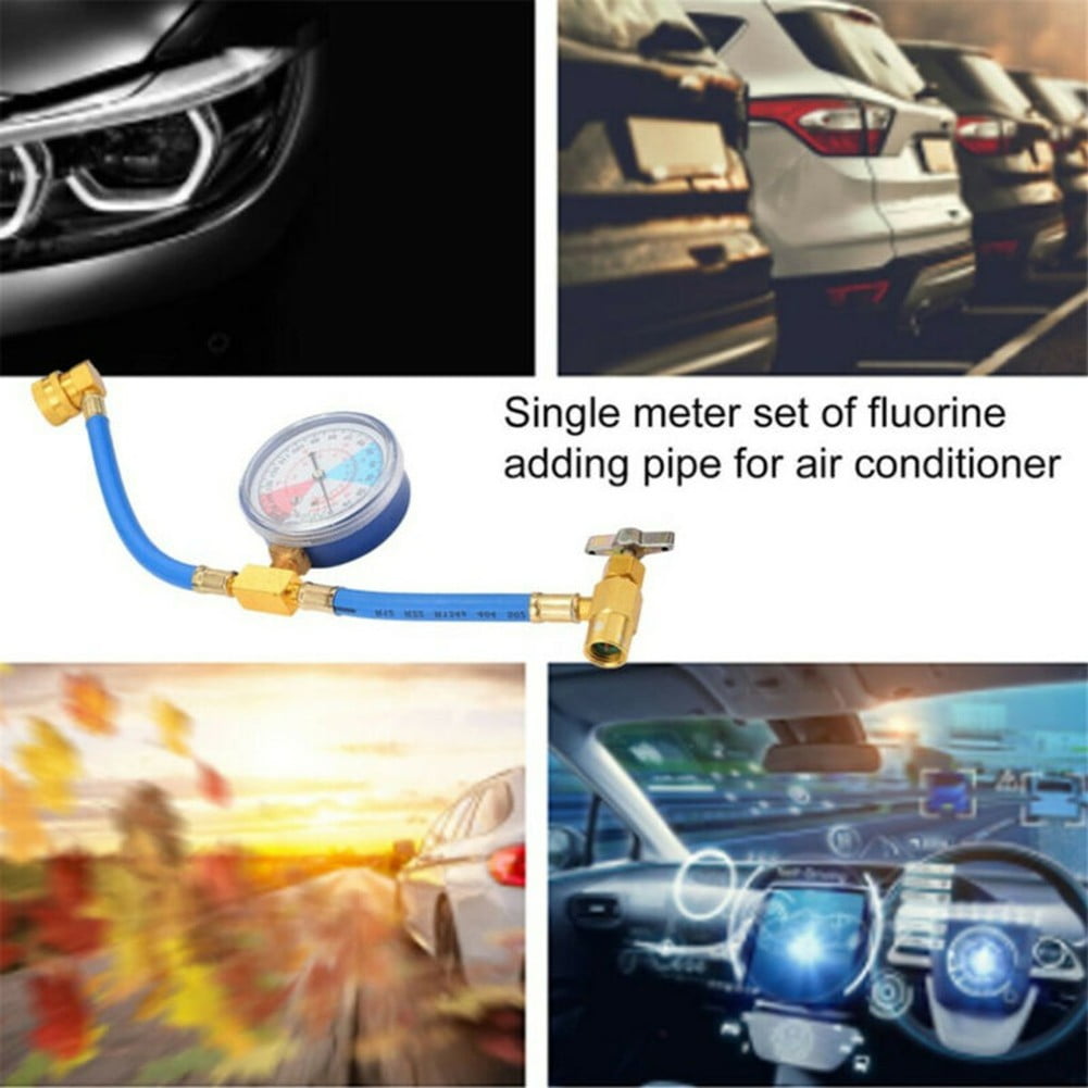 anna Top-up Aircon Conditioning Recharge Refill R-134a Trigger Gauge Car Air Con Kit