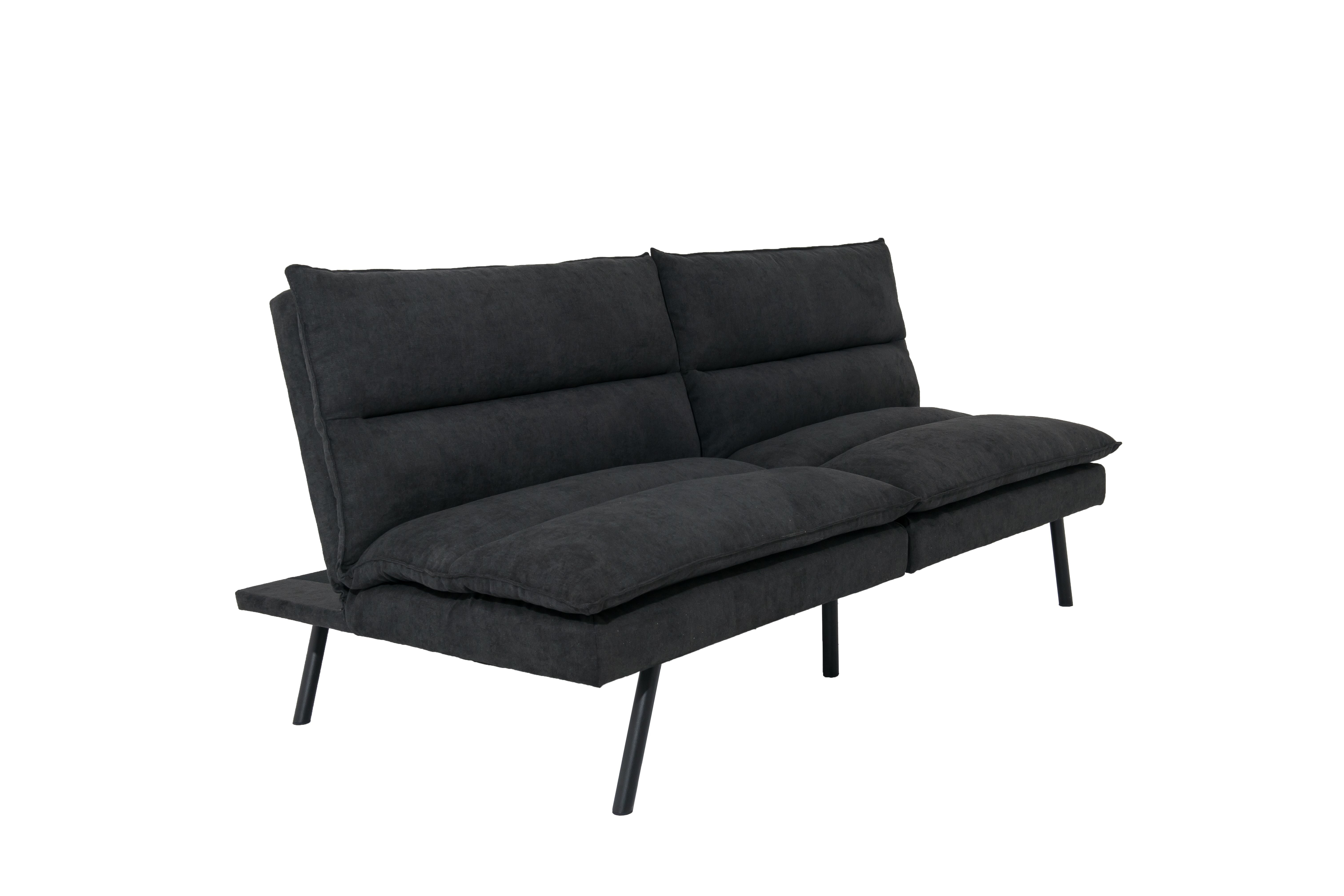Mainstays Pillow Top Futon, Charcoal