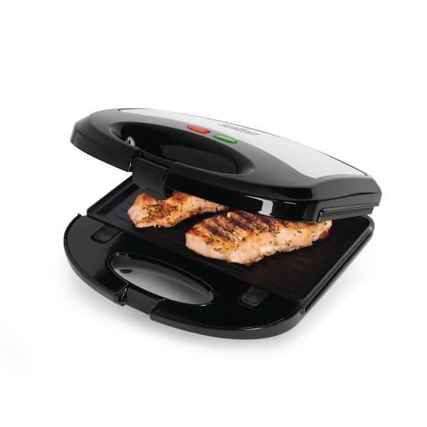 750 W Stainless Steel 3 in 1 Dual Compact Grill Sandwich and Waffle Maker
