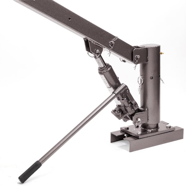 1100 lbs. Capacity 59.5 lbs. Hitch Class I Hitch Mounted Crane Hydraulic Lift Hoist