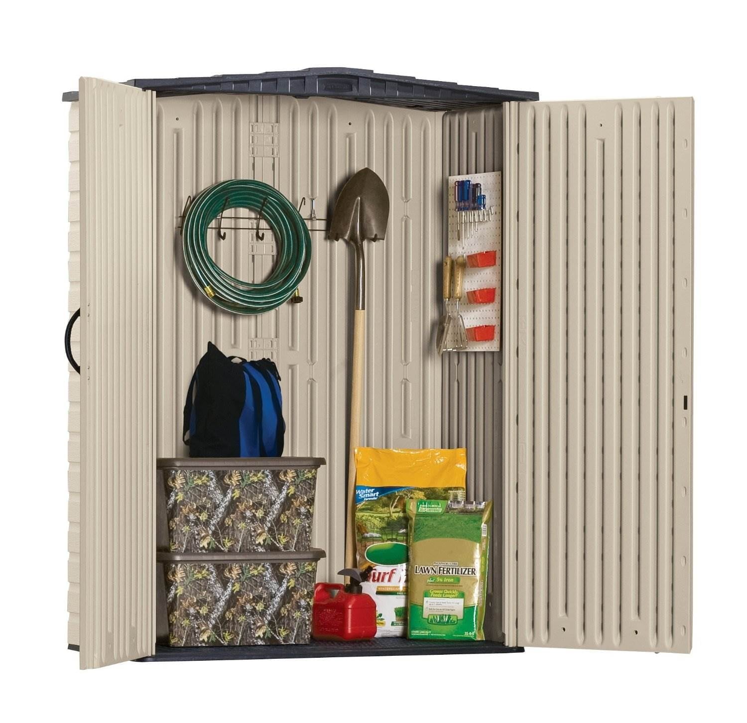 Rubbermaid Fg5l1000sdonx 4.3' W X 2' D X 6' H Small Vertical Shed