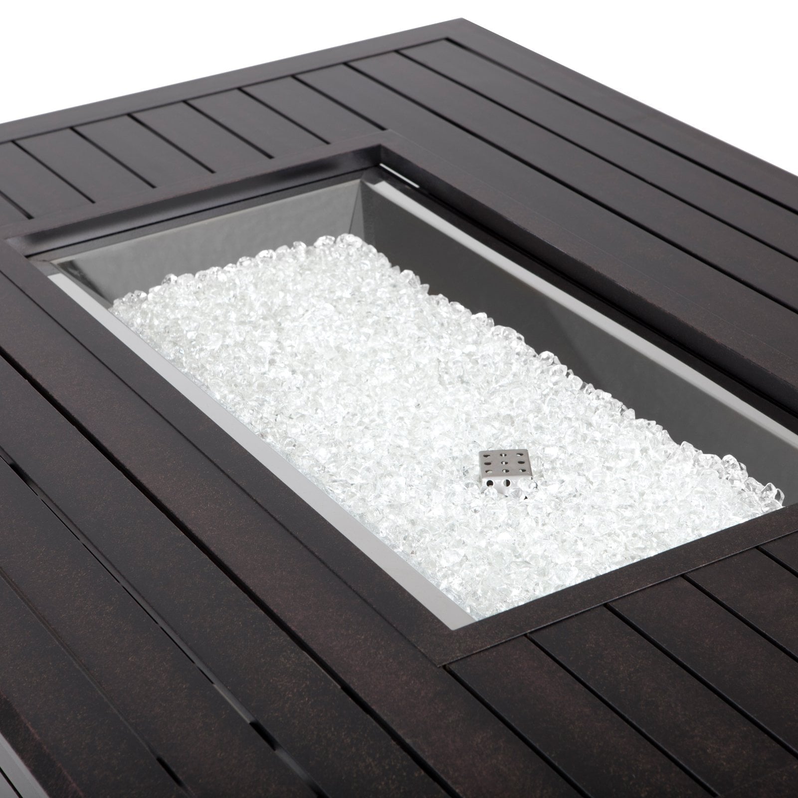 Fire Sense Extruded Aluminum Rectangular LPG Fire Pit