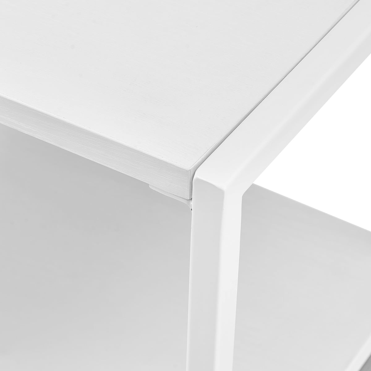 Mainstays 2-Drawers Nightstand With USB Bedroom White