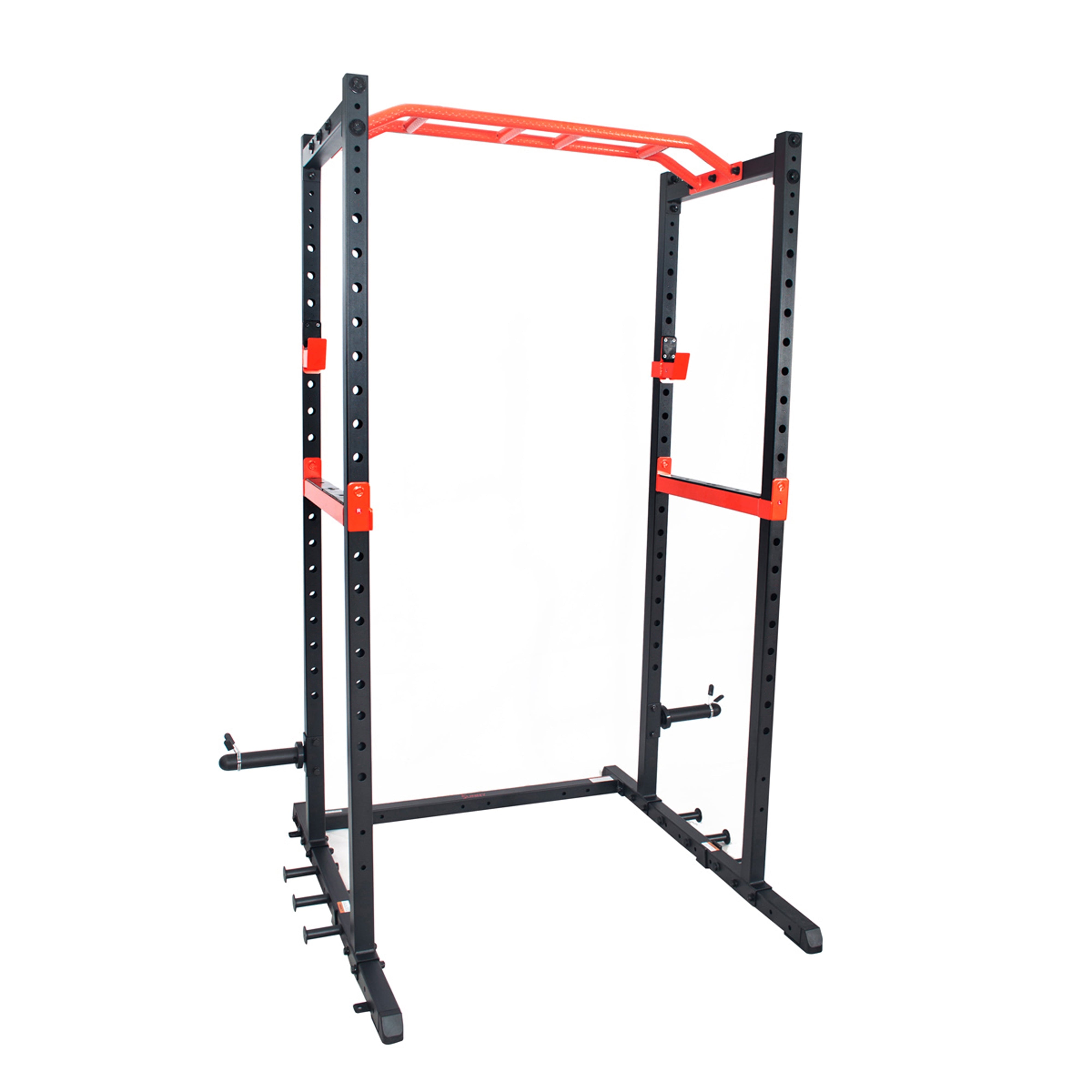 Sunny Health & Fitness Power Zone Power Rack, Home Gym Station Power Cage, Strength Exercise Equipment, SF-XF9925