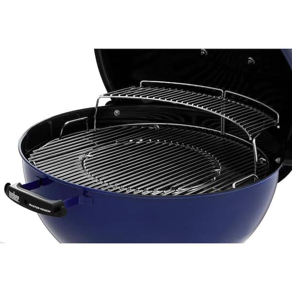 22 in. Master-Touch Charcoal Grill in Deep Ocean Blue with Built-In Thermometer
