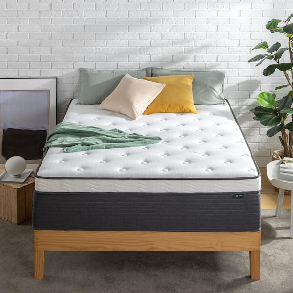Comfort Essential 13 in. Medium Hybrid Euro Top Full Pocket Spring Mattress