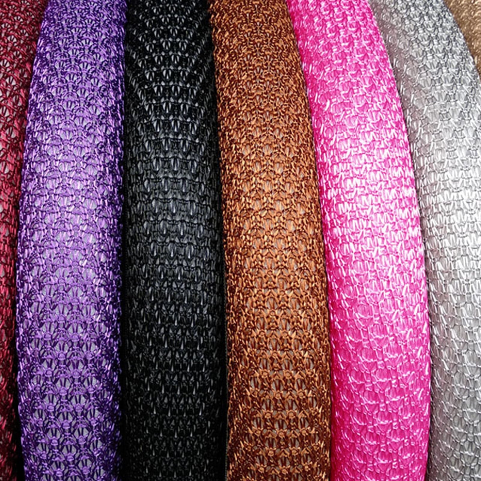 Happy Date Universal Vehicle Steering Wheel Cover, Ice Silk Breathable Microfiber Non-Slip, Warm in Winter and Cool in Summer, Steering Wheel Cover for Men and Women