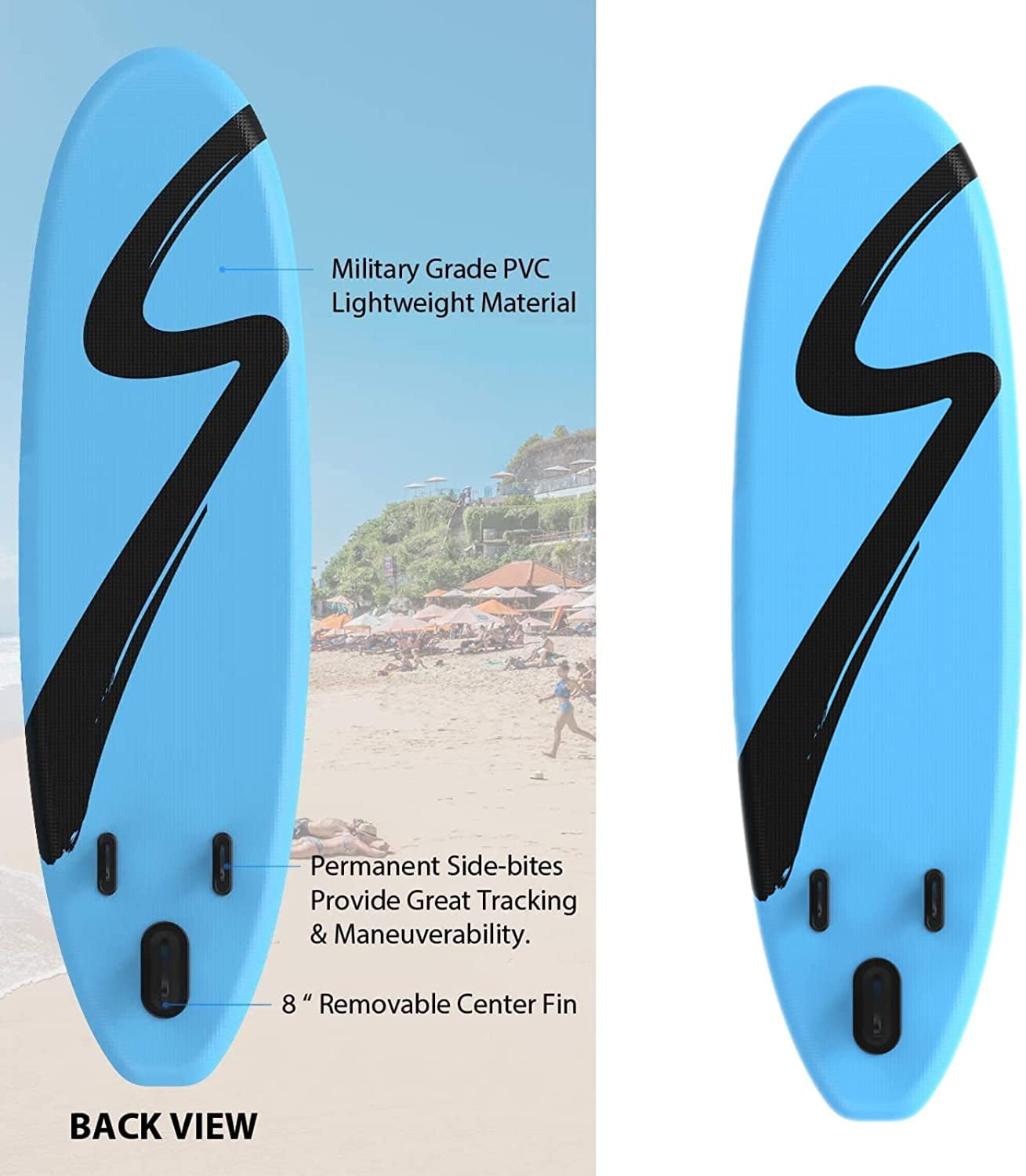 Increkid 10' Inflatable Paddle Board Stand Up Paddle Board W/ Pump, Backpack