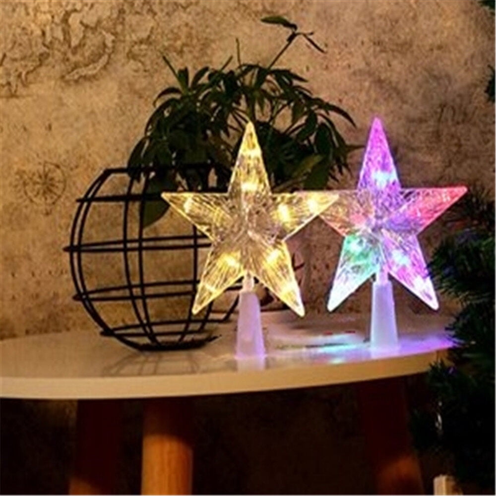 Christmas Tree Topper Star Treetop LED Color Changing Light Light Up Lighted Indoor Outdoor Decoration ROBOT GXG