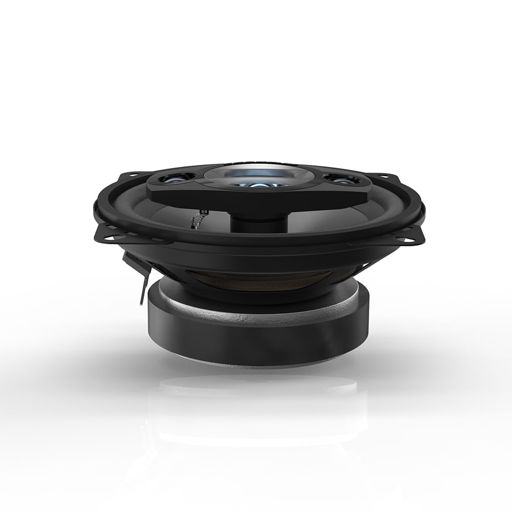 Scosche Hd4004sd Hd 4 in. 4-Way Coaxial 120 Watts Max Car Stereo Speakers, Pair New