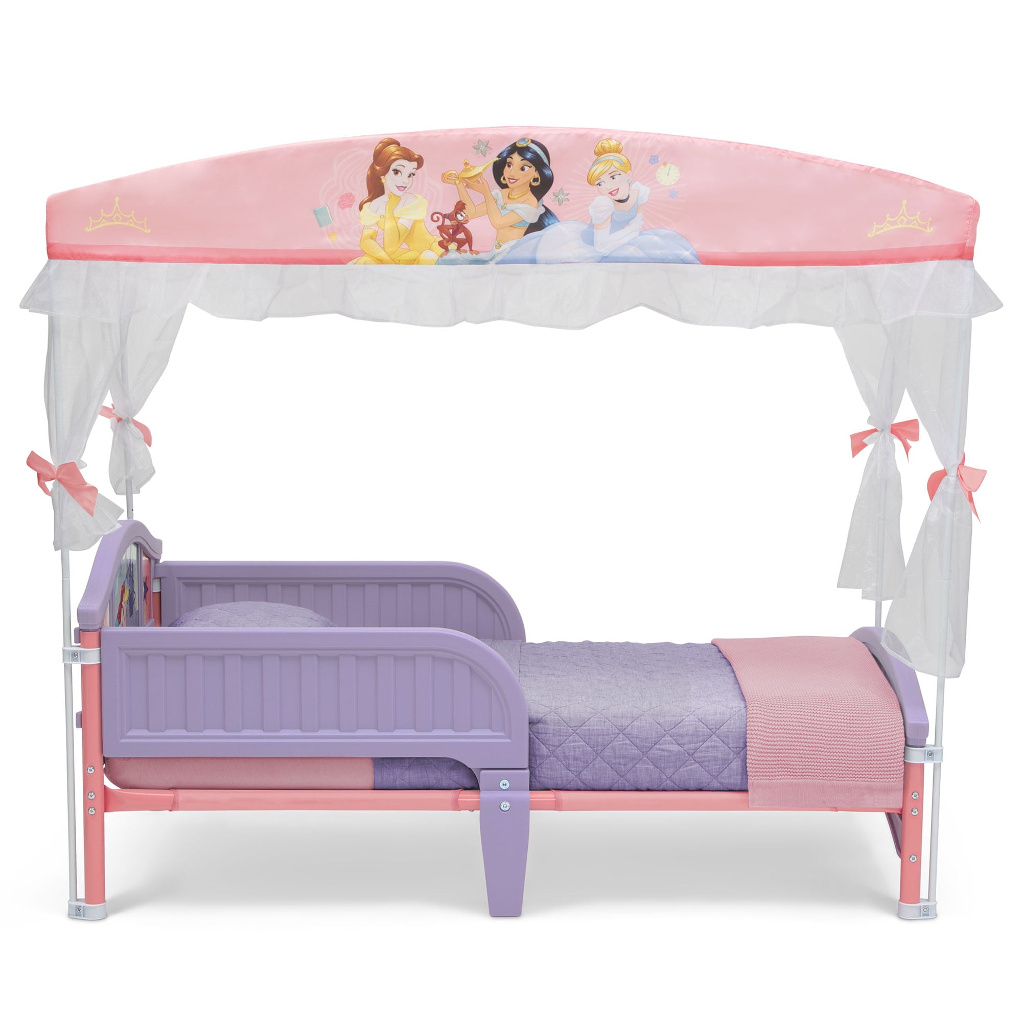 Disney Princess Plastic Toddler Bed with Canopy