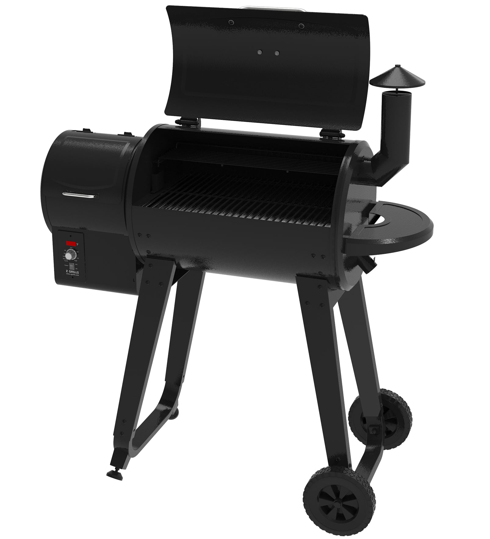 GRILLS ZPG-450A3 Wood Pellet Grill & Smoker 8-in-1 BBQ 2022 model, Black