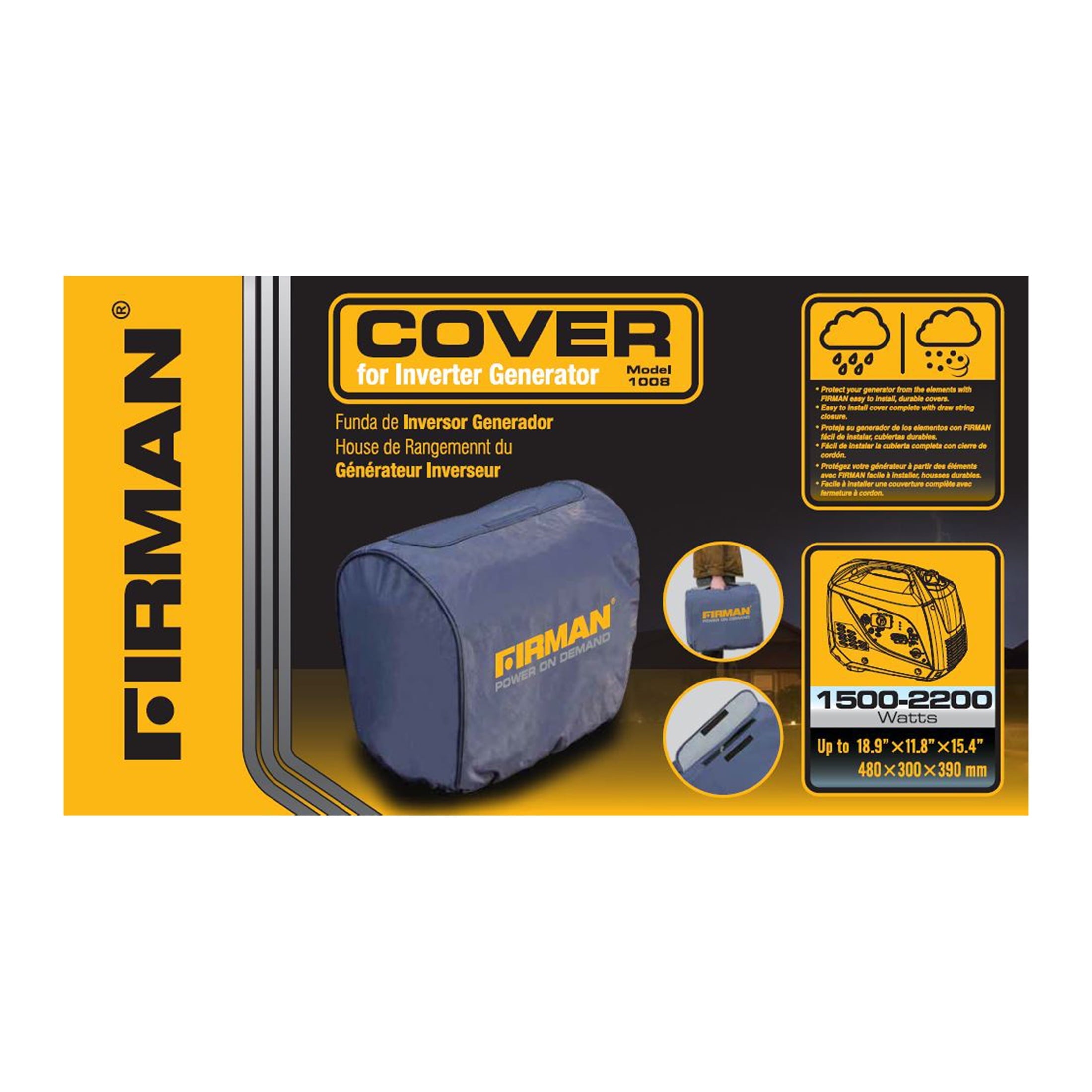 Firman 1008 2000 Watt Inverter Generator Cover