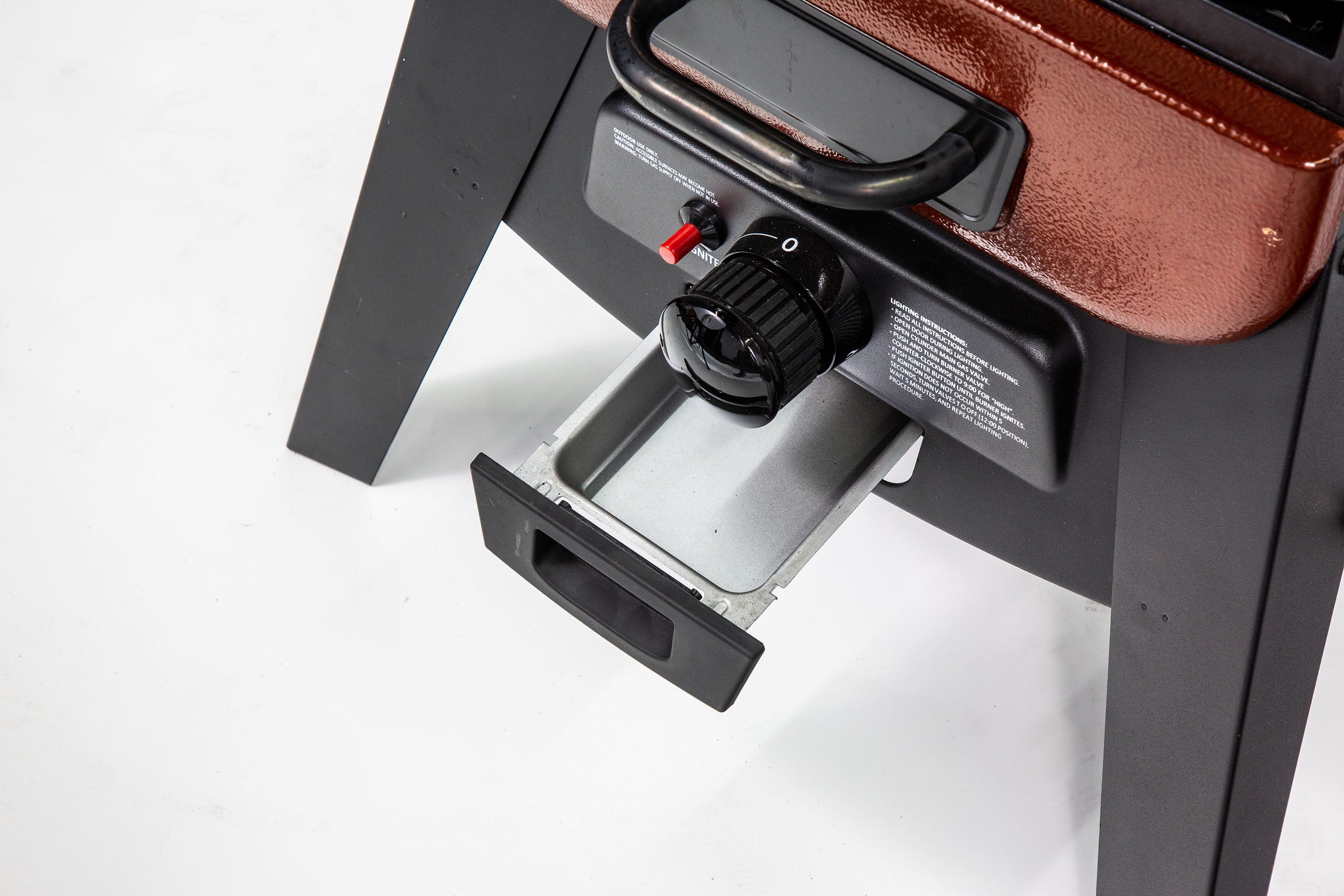 Pit Boss 3-Series Gas Smoker in Red Hammertone - PBV3G1