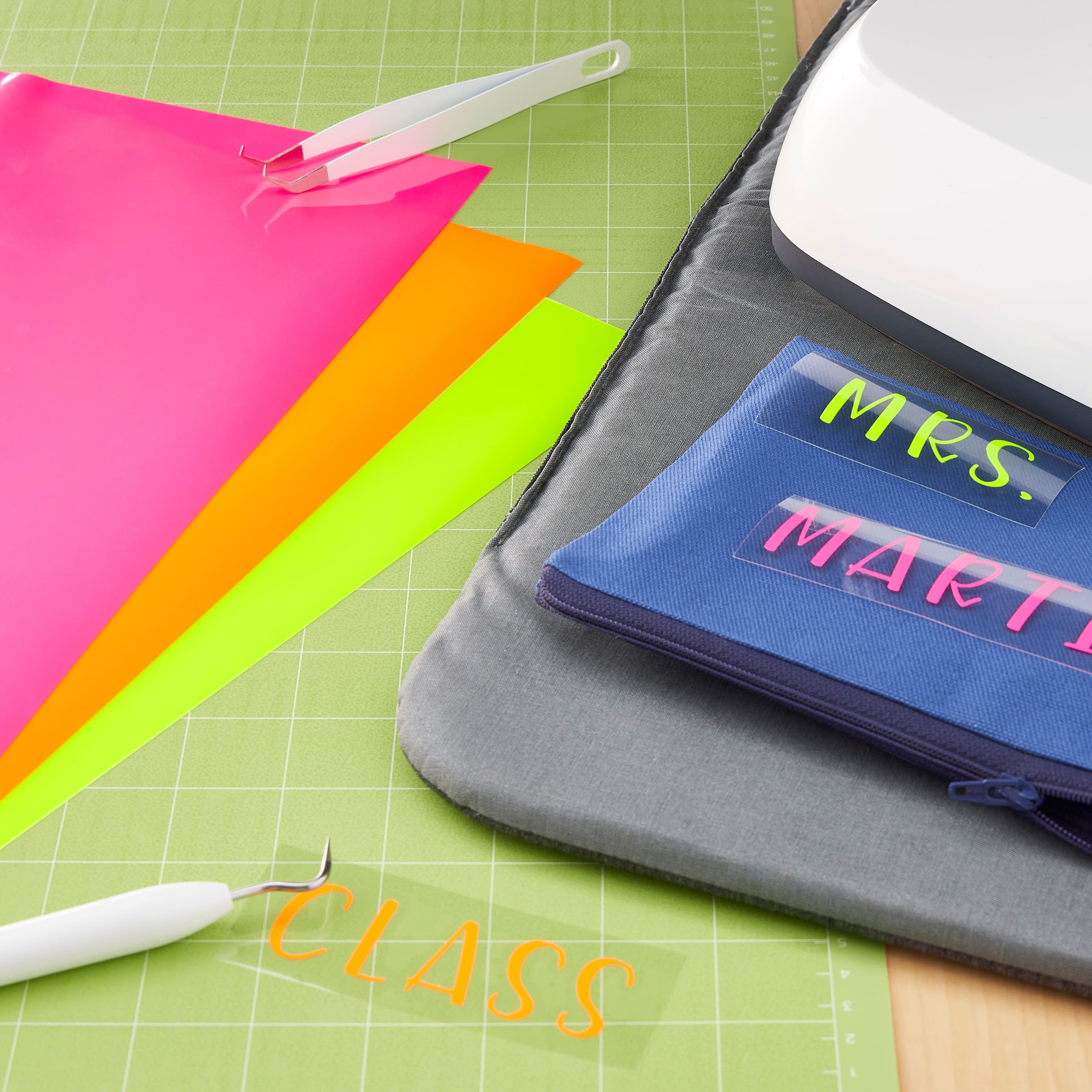 9 Packs: 3 ct. (27 total) Cricut® Everyday Iron On™ Neon Glowsticks Sampler