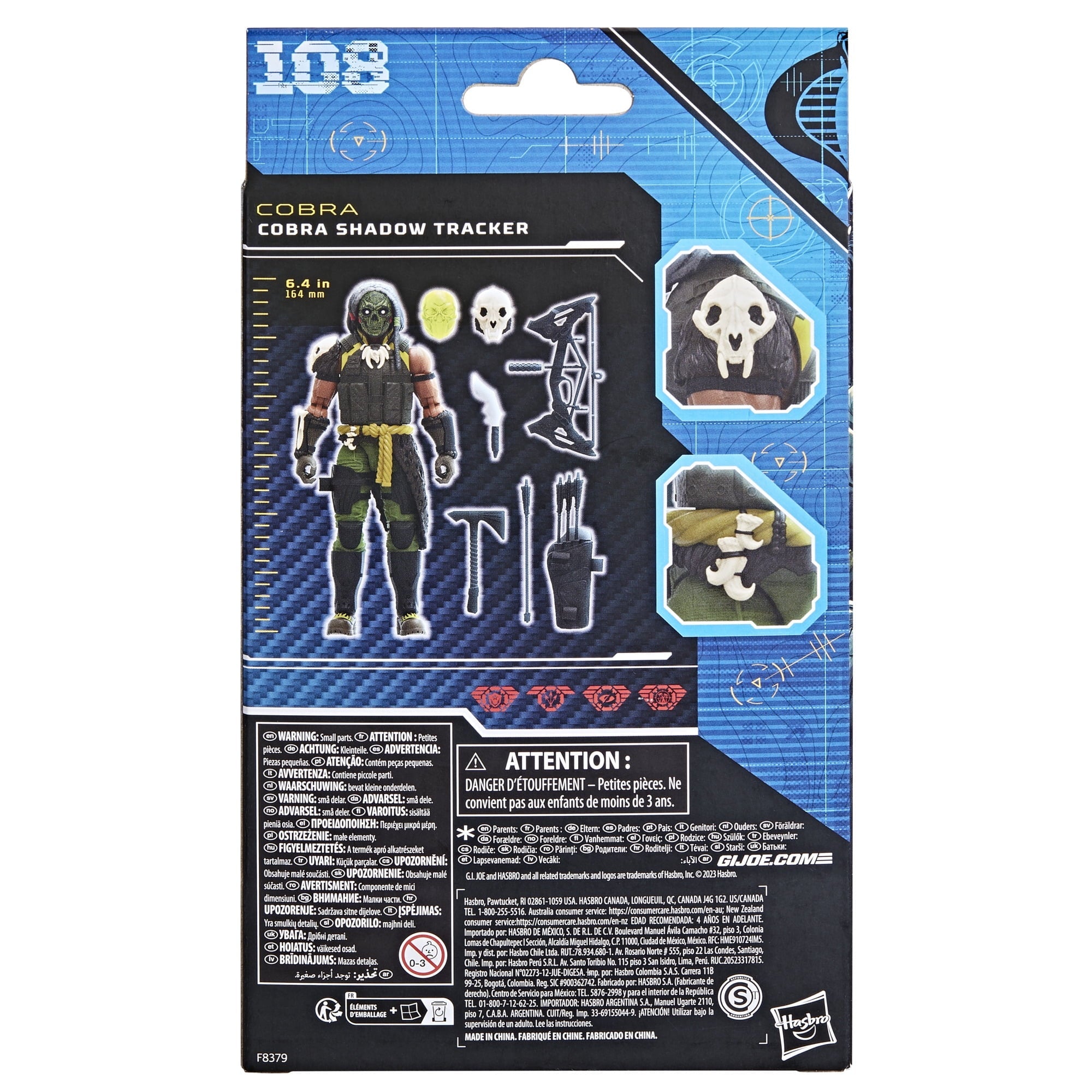 G.I. Joe Classified Series Cobra Shadow Tracker, Collectible G.I. Joe Action Figure (6