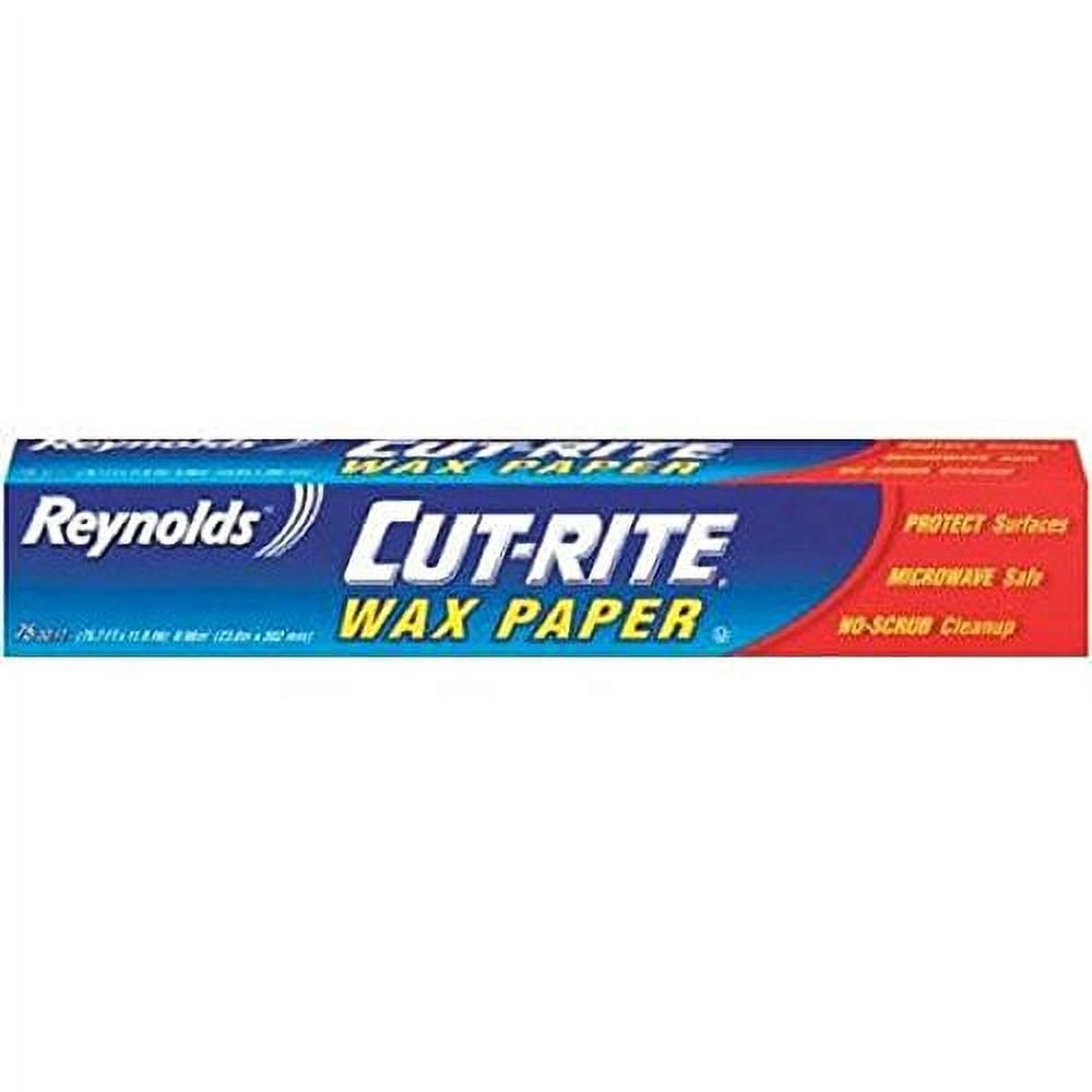 Reynolds Wrap Cut-Rite Wax Paper, 75 Sq Ft (Pack of 2)