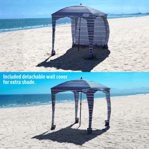 Qipi Beach Cabana - Easy to Set Up Canopy, Waterproof, Portable 6' x 6' Beach...