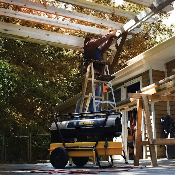 Heavy Duty 215,000 BTU Yellow Forced Air Kerosene Space Heater