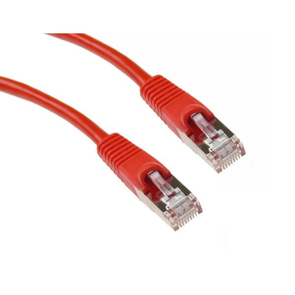 100 ft. Cat6 Snagless Shielded (STP) Network Patch Cable, Red