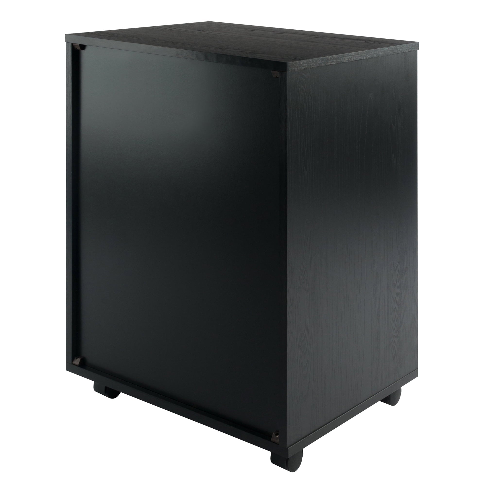 Winsome Wood Halifax 5-Drawer Mobile Cabinet, Black Finish