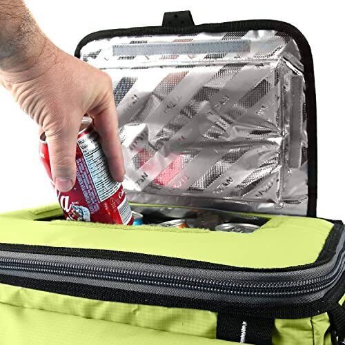 Titan Deep Freeze Wheeled Cooler - 60 Can Rolling Cooler - Citrus Green - Coo...