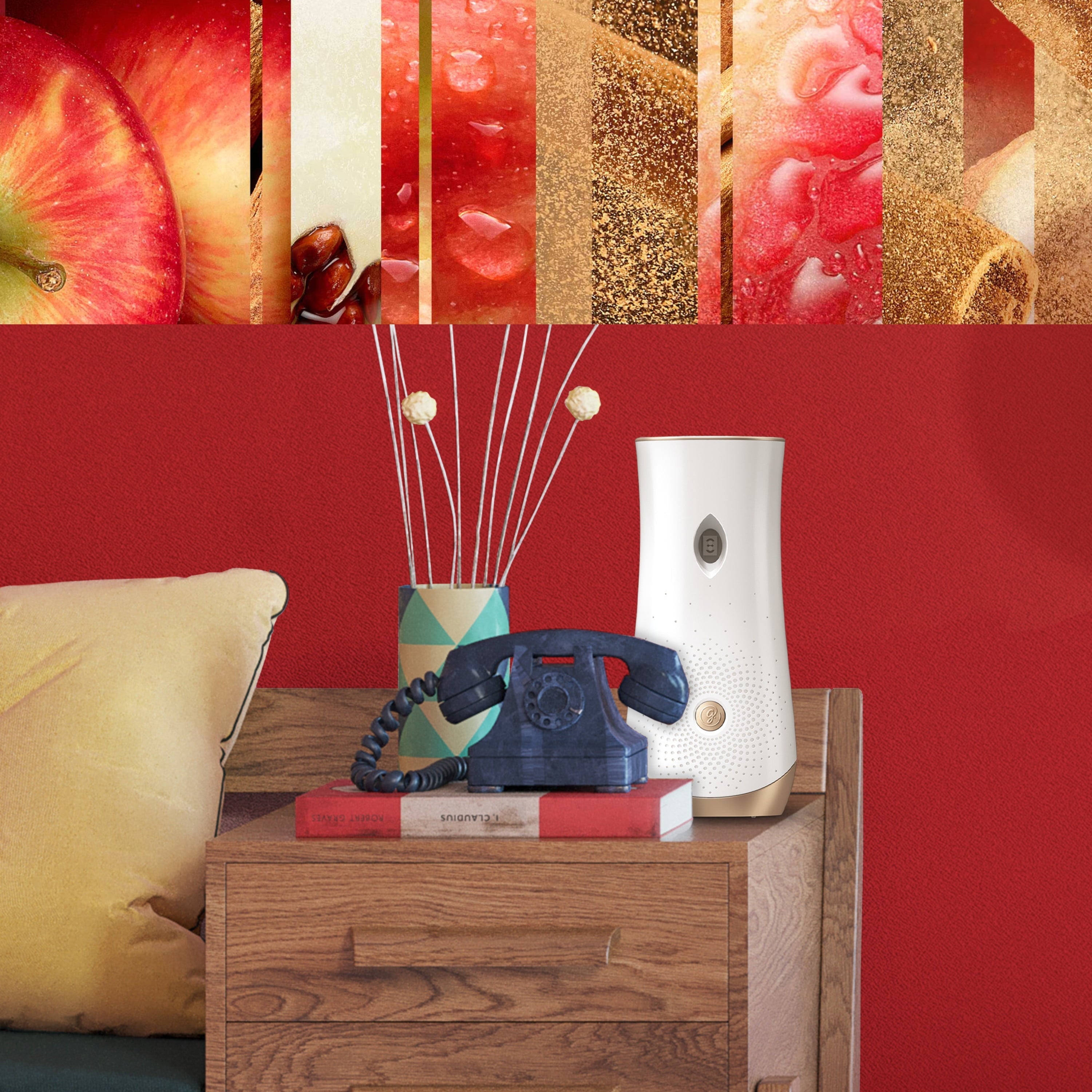 Glade Automatic Spray Refill, Air Freshener, Autumn Spiced Apple, 2 Refills, 6.2 oz Each