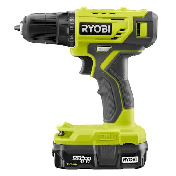 ONE+ 18V Cordless 3/8 in. Drill/Driver Kit with 1.5 Ah Battery, Charger, and Drill and Impact Drive Kit (40-Piece)