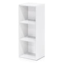 Furinno 11003WH 3 - Tier Open Shelf Bookcase, White Color - 12