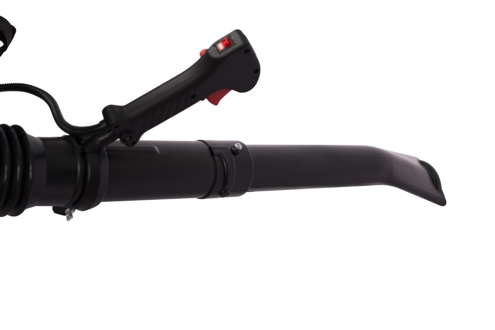 SESSLIFE Backpack Leaf Blower, 52CC 2-Cycle Gas-powered Leaf Blower for Leaves Snow Dust, Blower with Extention Tube, Adjustable Handle and Shoulder Straps, 524 CFM/174 MPH, Red, X1597