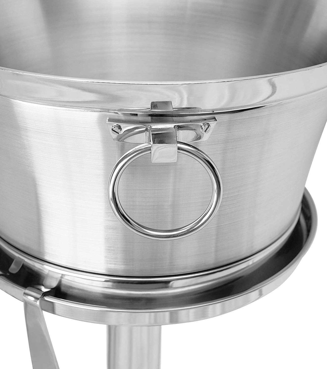 BirdRock Home 18/8 Stainless Steel 30 Qt. Beverage Tub with Stand - Silver