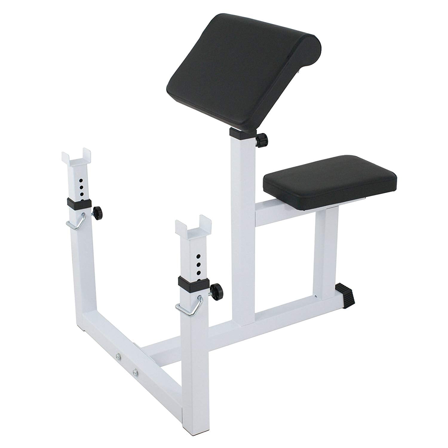 ZENSTYLE Arm Curl Weight Bench Seated Preacher Isolated Dumbbell Biceps 550LBS Arm Rest Adjustable